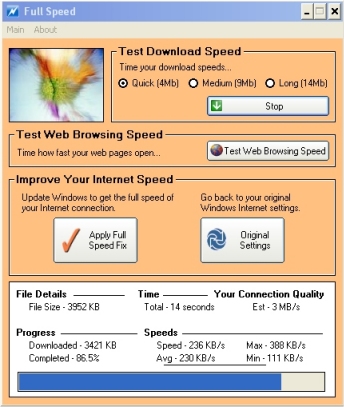       Speed Internet