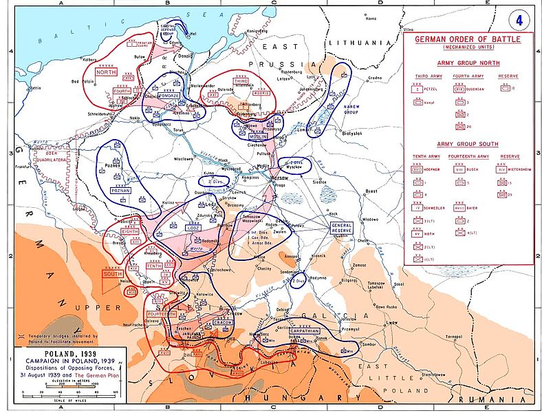 Ordre de bataille lors de la campagne de Pologne (1939) carte_13